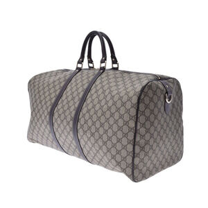 Gucci Canvas Boston GG Bag Plus Supreme Beige Tan